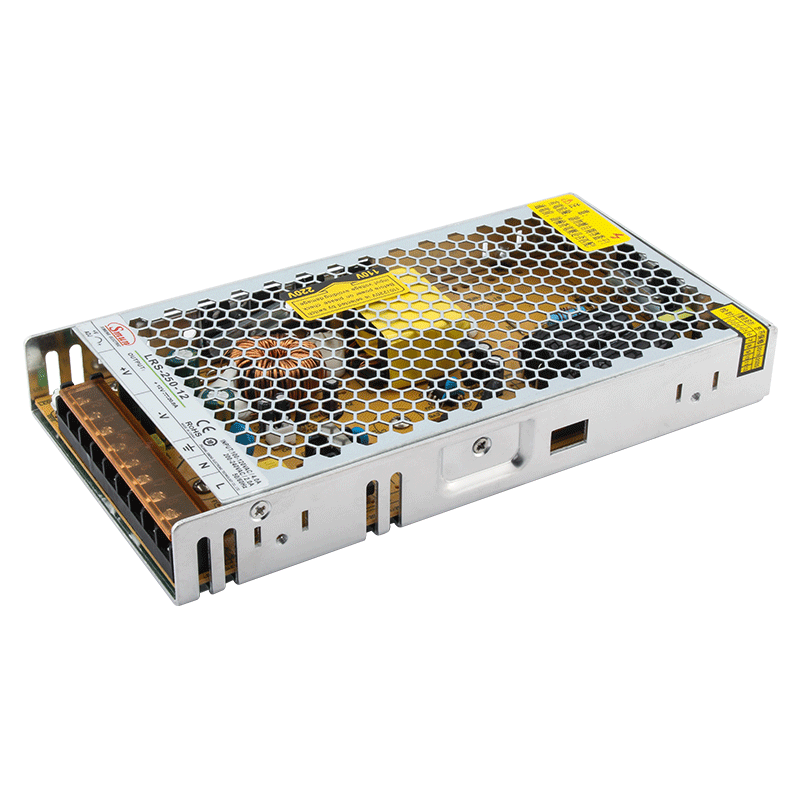 LRS-250-24 24VDC 10A Slim LED Driver IP20 Fuente de alimentación de caja metálica
